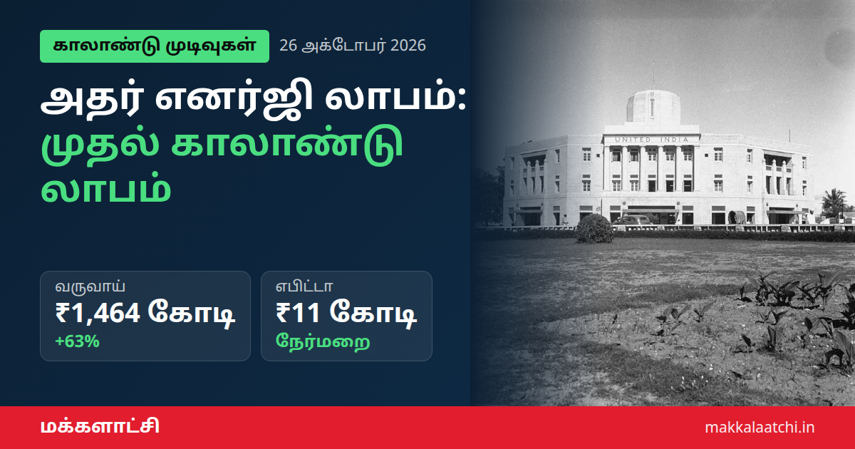 அதர் எனர்ஜி லாபம்: மின்சார ஸ்கூட்டர் நிறுவனத்தின் முதல் காலாண்டு லாபம்
