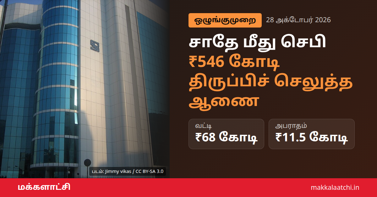 அவதூத் சாதே உத்தரவு: செபி அலுவலகம்