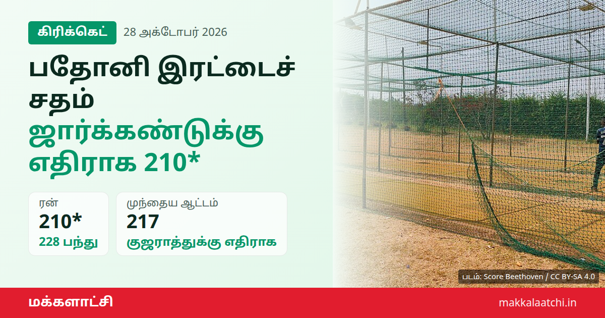 ஆயுஷ் பதோனி இரட்டைச் சதம் அடித்த டெல்லி கேப்டன்