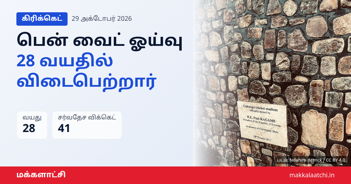 பென் வைட் ஓய்வு அறிவித்த அயர்லாந்து சுழல்பந்து வீச்சாளர்