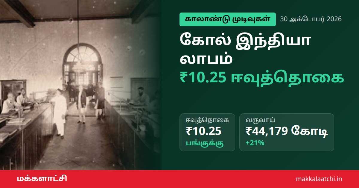 கோல் இந்தியா லாபம் உயர்வு - நிலக்கரிச் சுரங்கம்