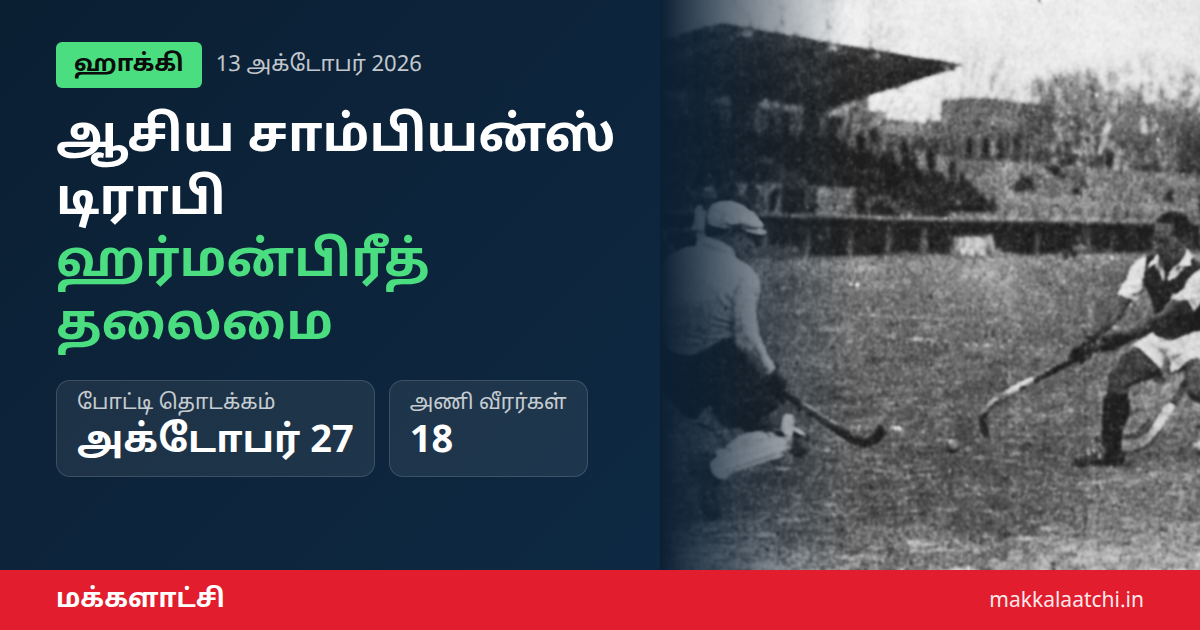ஹாக்கி அணி அறிவிப்பு: ஹர்மன்பிரீத் சிங் தலைமையிலான இந்திய ஆடவர் அணி