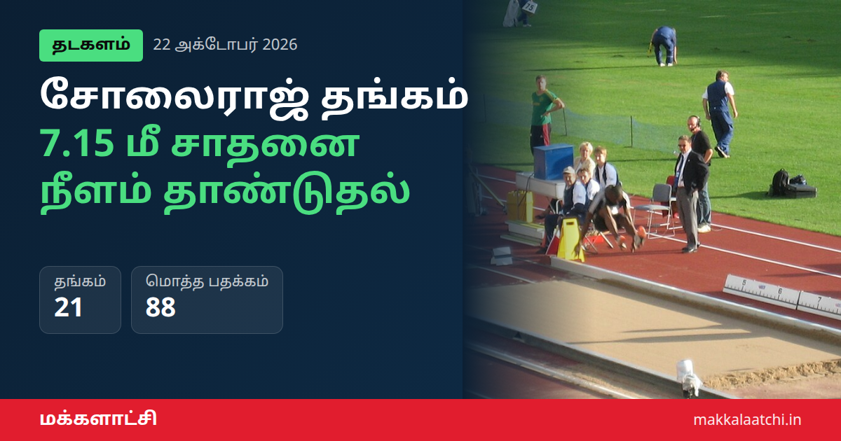 சோலைராஜ் தர்மராஜ் தங்கம் வென்ற ஆசிய பாரா விளையாட்டு நீளம் தாண்டுதல்