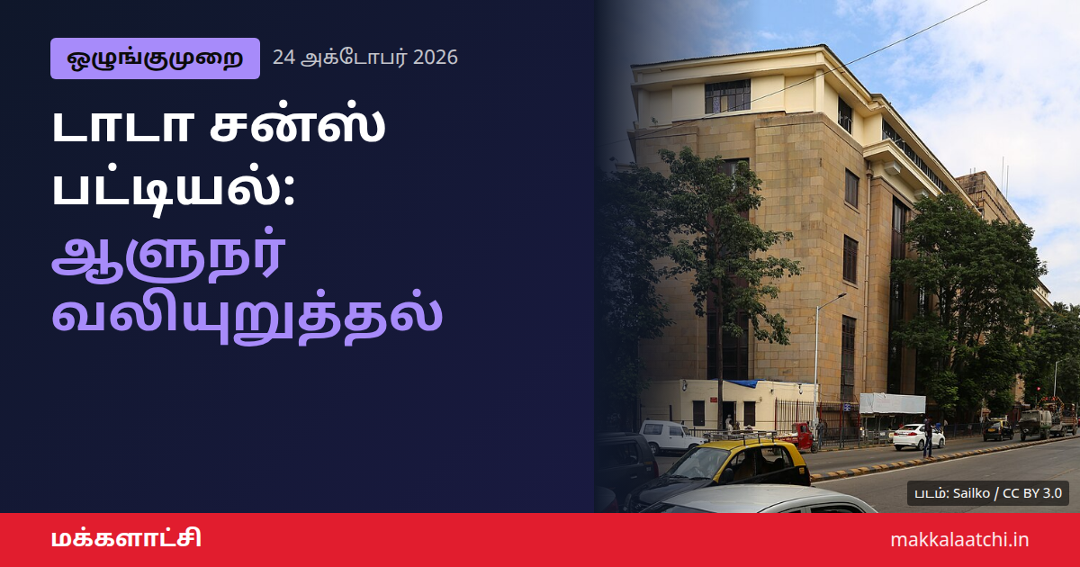 டாடா சன்ஸ் பட்டியல் குறித்து ரிசர்வ் வங்கி ஆளுநர் கருத்து